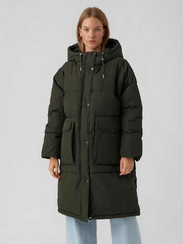 Manteau d’hiver 'ELANOR' VERO MODA en vert : devant