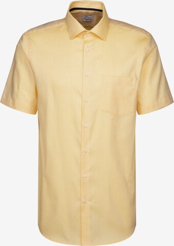 SEIDENSTICKER Regular fit Button Up Shirt in Yellow: front