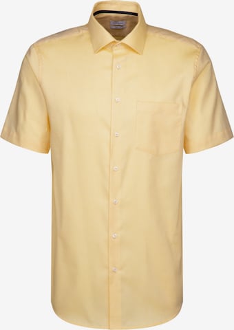 Coupe regular Chemise SEIDENSTICKER en jaune : devant