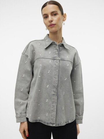 VERO MODA Bluse 'Hayden' in Grau