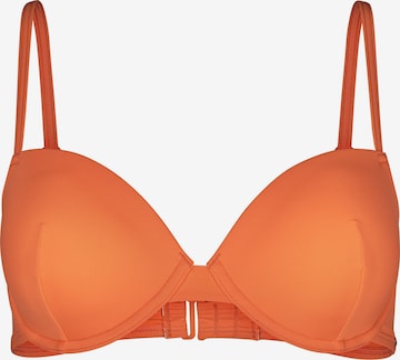 Skiny Bikini Top in Orange: front
