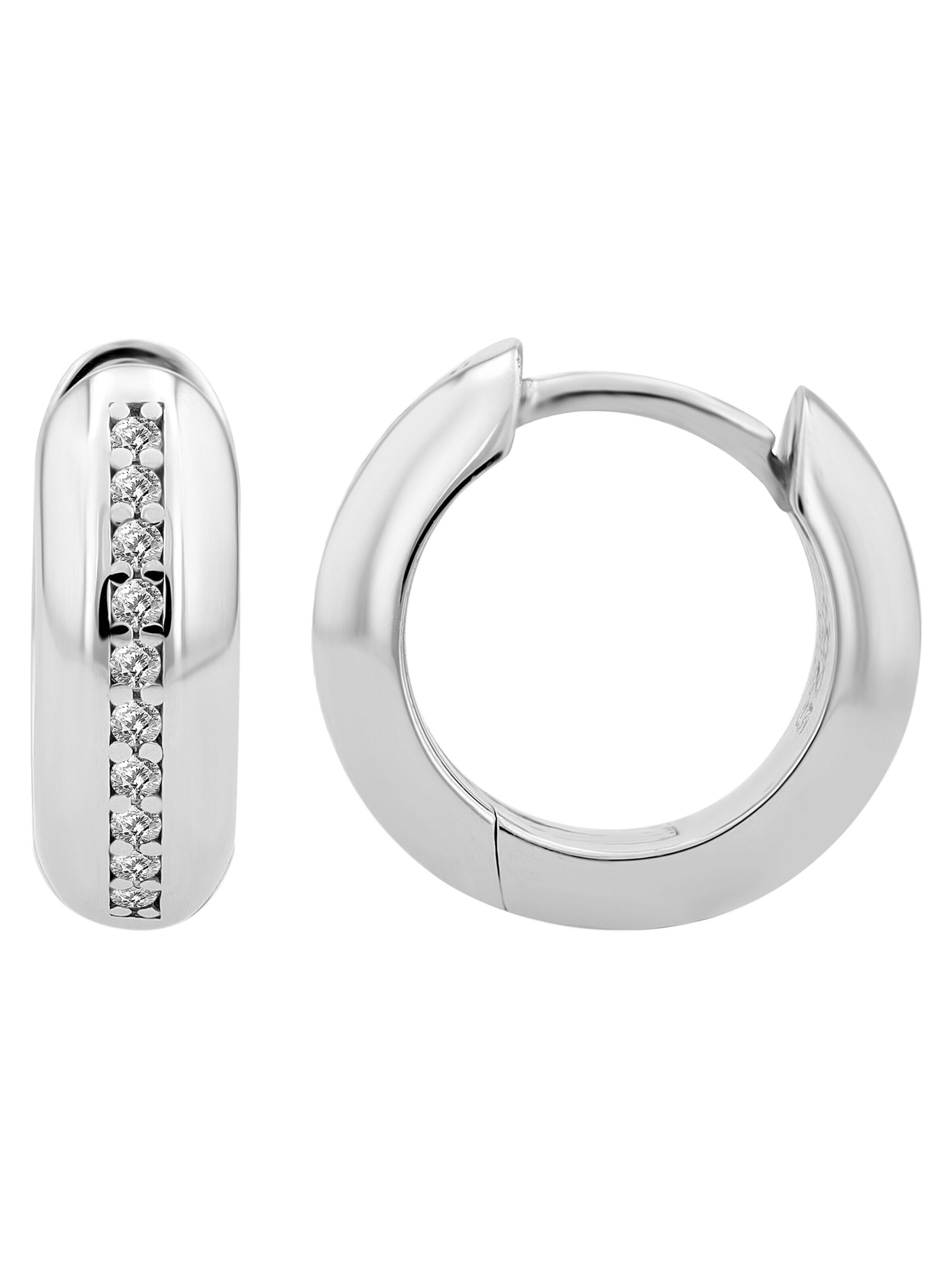 Akzent Earrings 'Amarylla, 925 Sterlingsilber, langlebig' in Silver