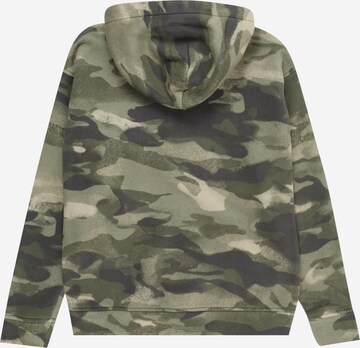 Abercrombie & Fitch Zip-Up Hoodie 'ESSENTIAL' in Green