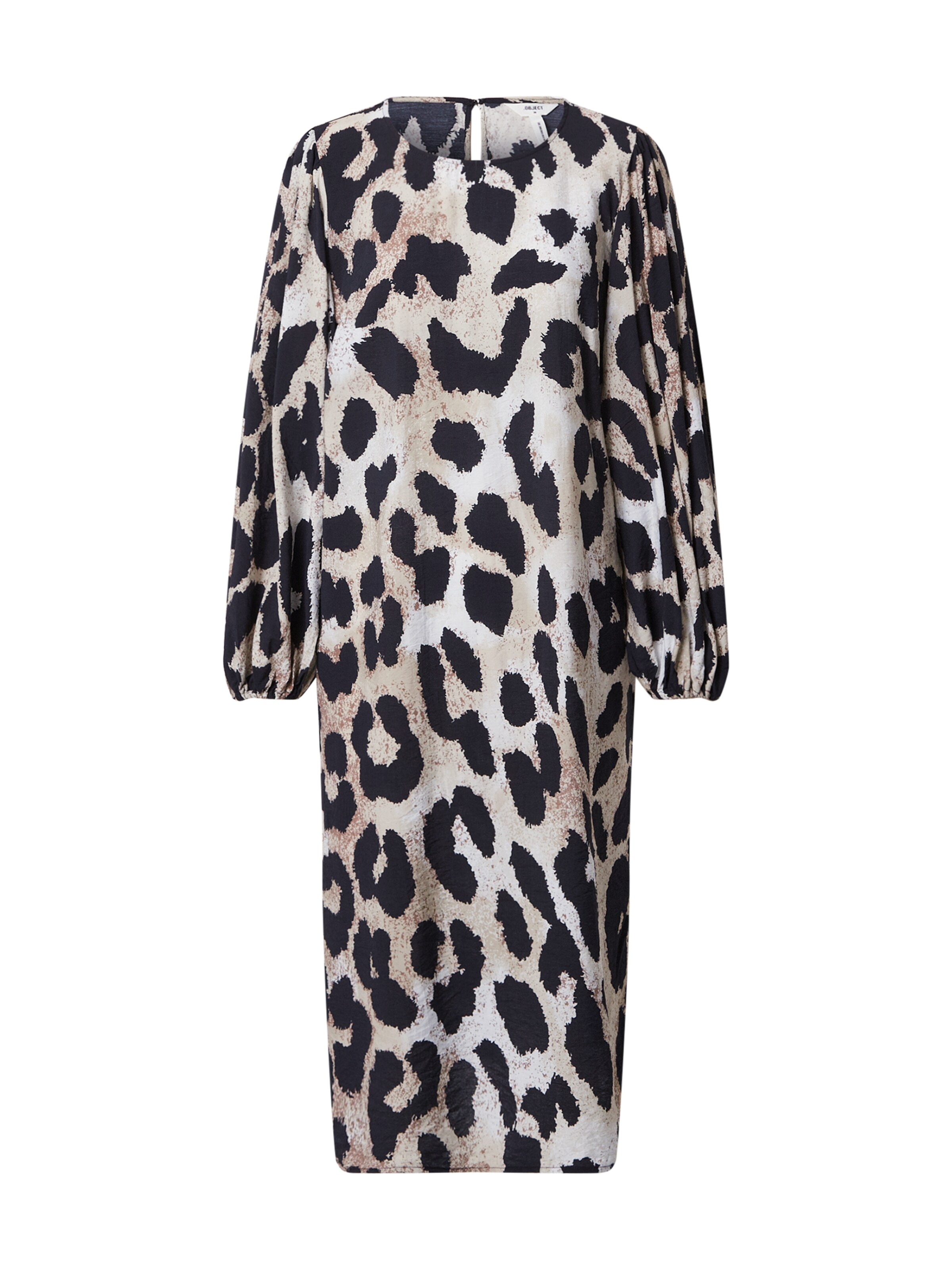 OBJECT Jurk in Beige: voorkant