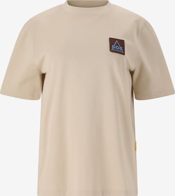 SOS T-Shirt in Beige: predná strana