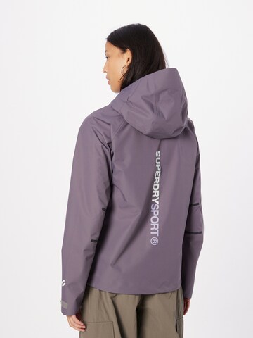 Superdry Athletic Jacket in Purple
