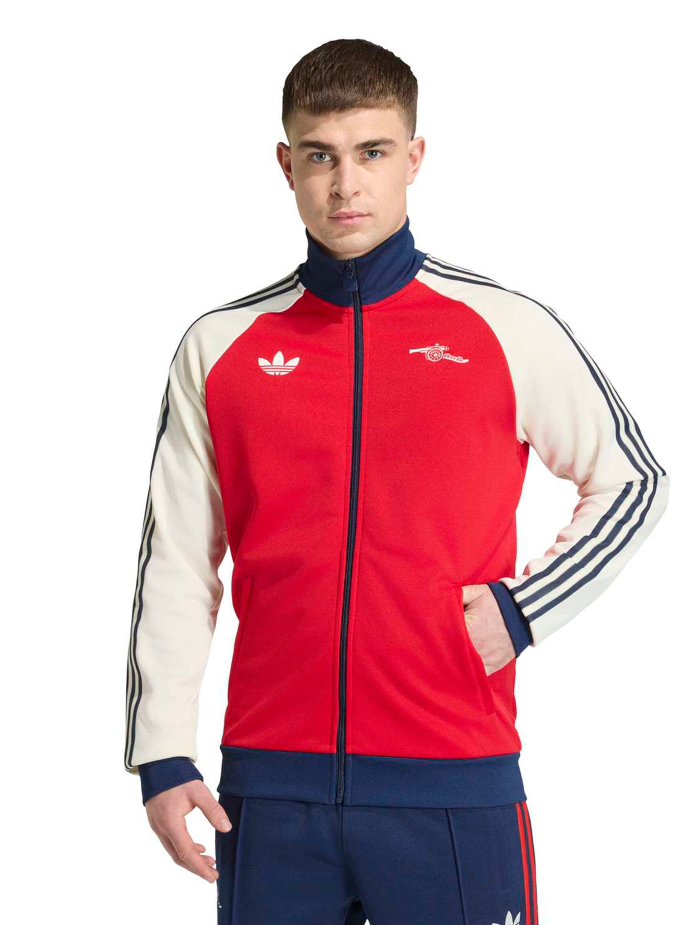 ADIDAS PERFORMANCE Sportjas 'AFC' in Rood: voorkant