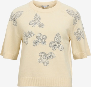 OBJECT Pullover 'OBJLANEY RUBIN' in Beige: Vorderseite