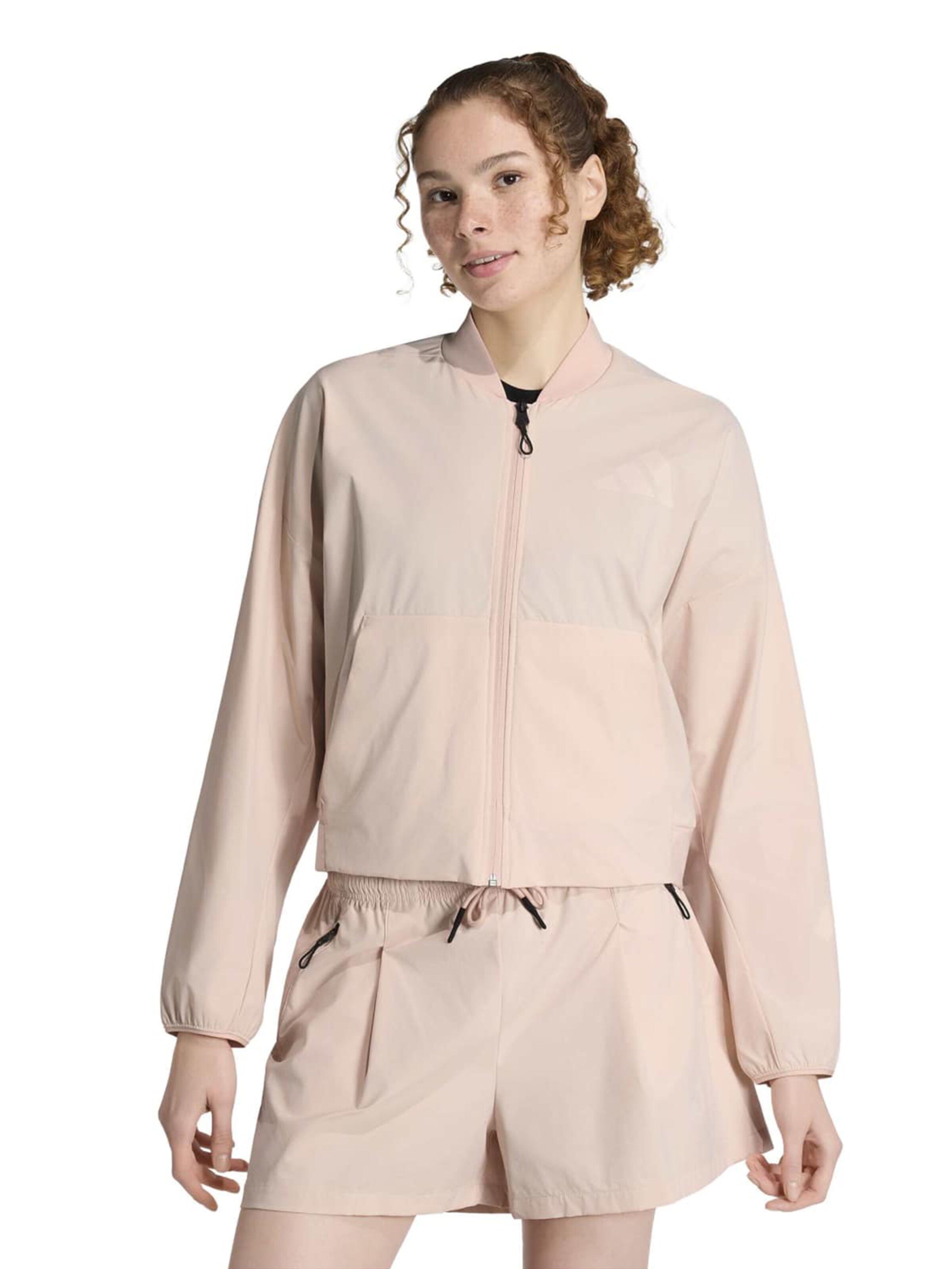 ADIDAS SPORTSWEAR Funkční bunda 'Z.N.E.' – pink: přední strana