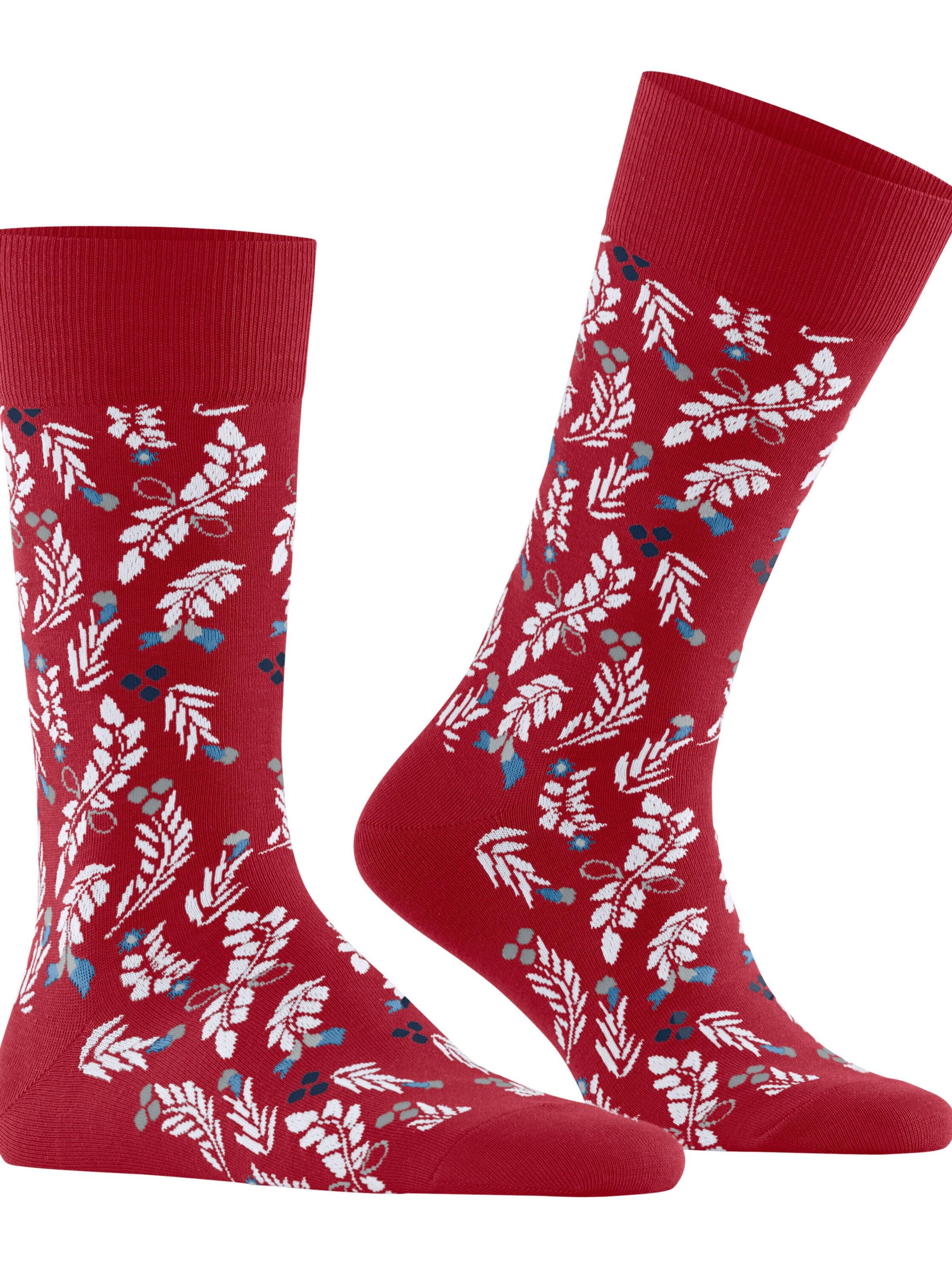 BURLINGTON Socks 'Bloomingday' in Red