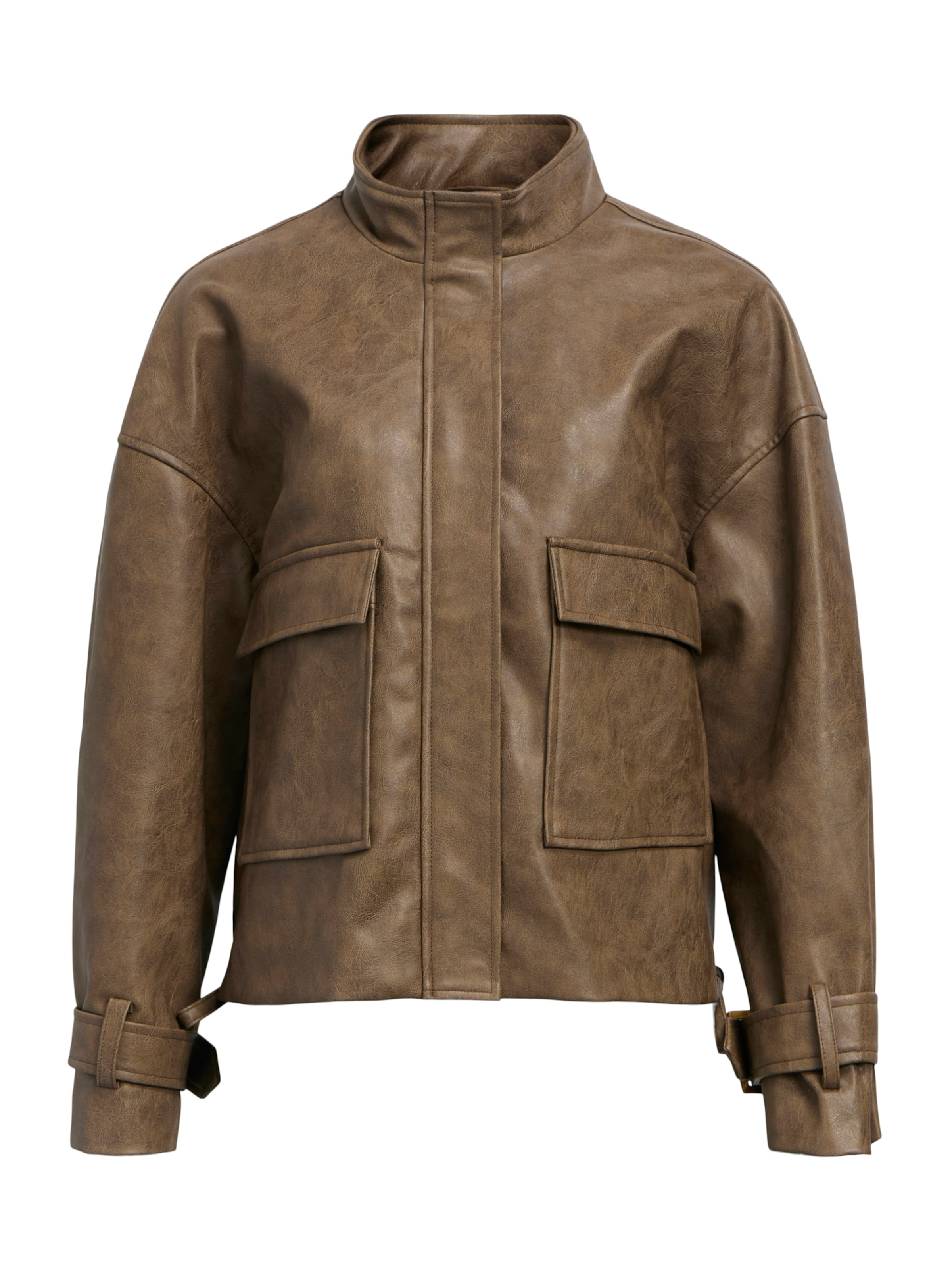 OBJECT Kurtka przejściowa w kolorze brązowy: przód