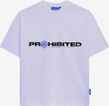 Prohibited Shirt 'Aim' in Purple: front