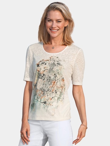 T-shirt Goldner en beige : devant