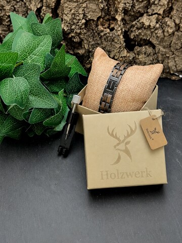 Holzwerk Bracelet 'KRIENSEE' in Grey