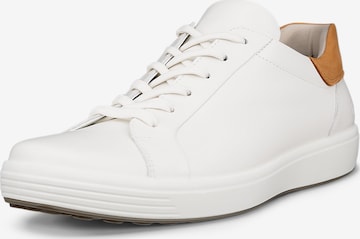 Baskets basses 'Soft 7' ECCO en blanc : devant