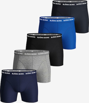 BJÖRN BORG Boxershorts in Blau: front