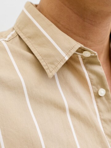 Coupe regular Chemise JACK & JONES en beige