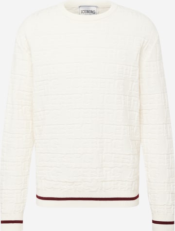 ICEBERG Sweater in White: front