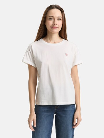 TOM TAILOR Shirt in Wit: voorkant