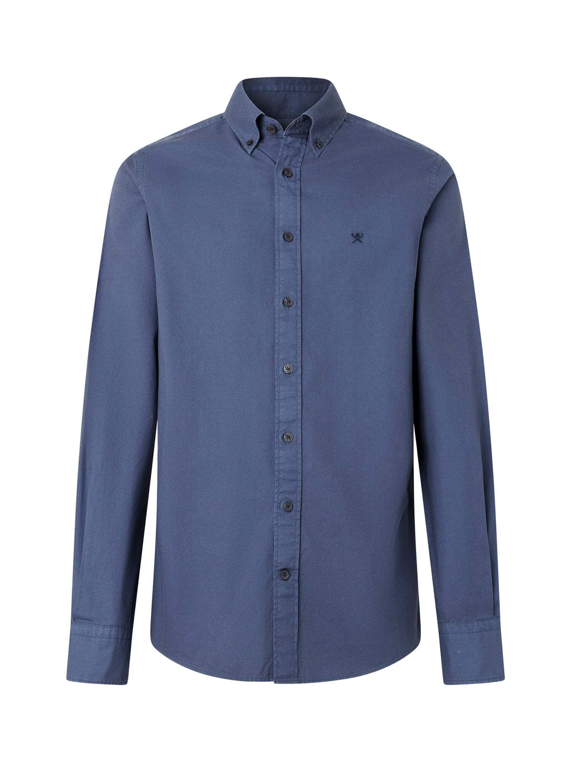 Camicia 'Oxford' di Hackett London in blu: frontale