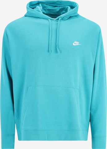 Nike Sportswear Sweatshirt 'Club' in Blauw: voorkant