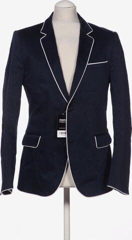 H&M Suit Jacket in M in Blue: front