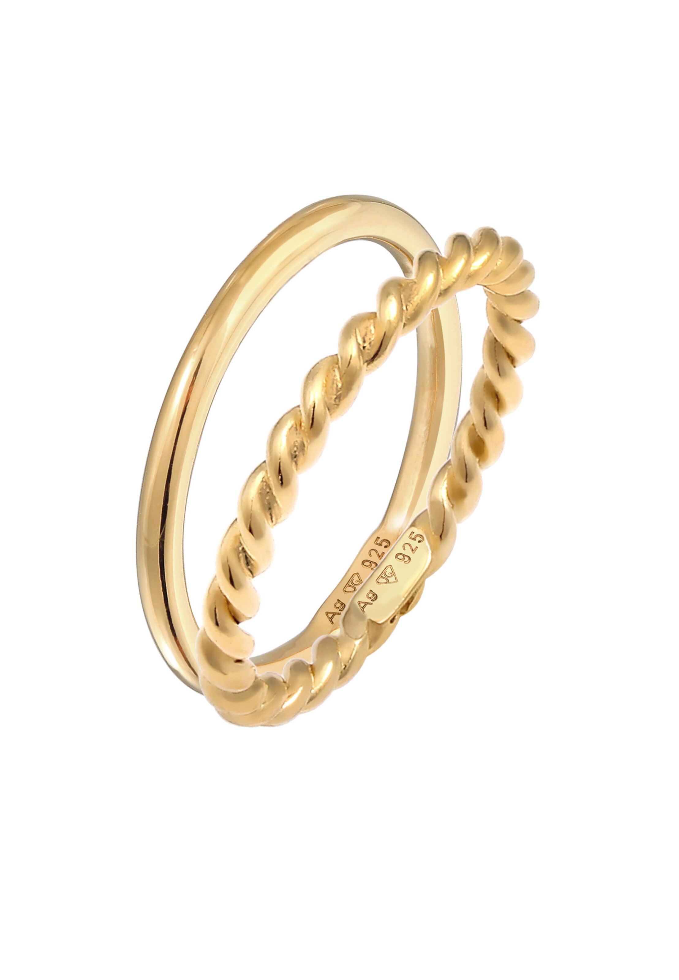 ELLI Ring in Gold: Vorderseite