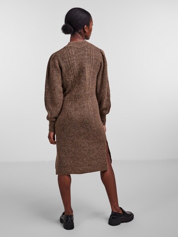 Y.A.S Knit dress 'Salum' in Brown