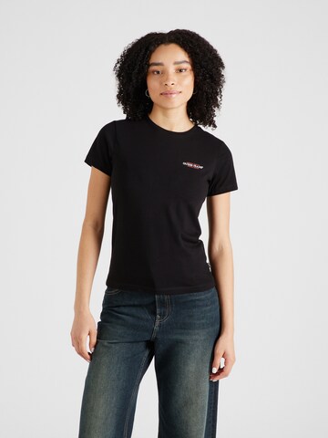 GUESS JEANS Футболка в Черный: спереди