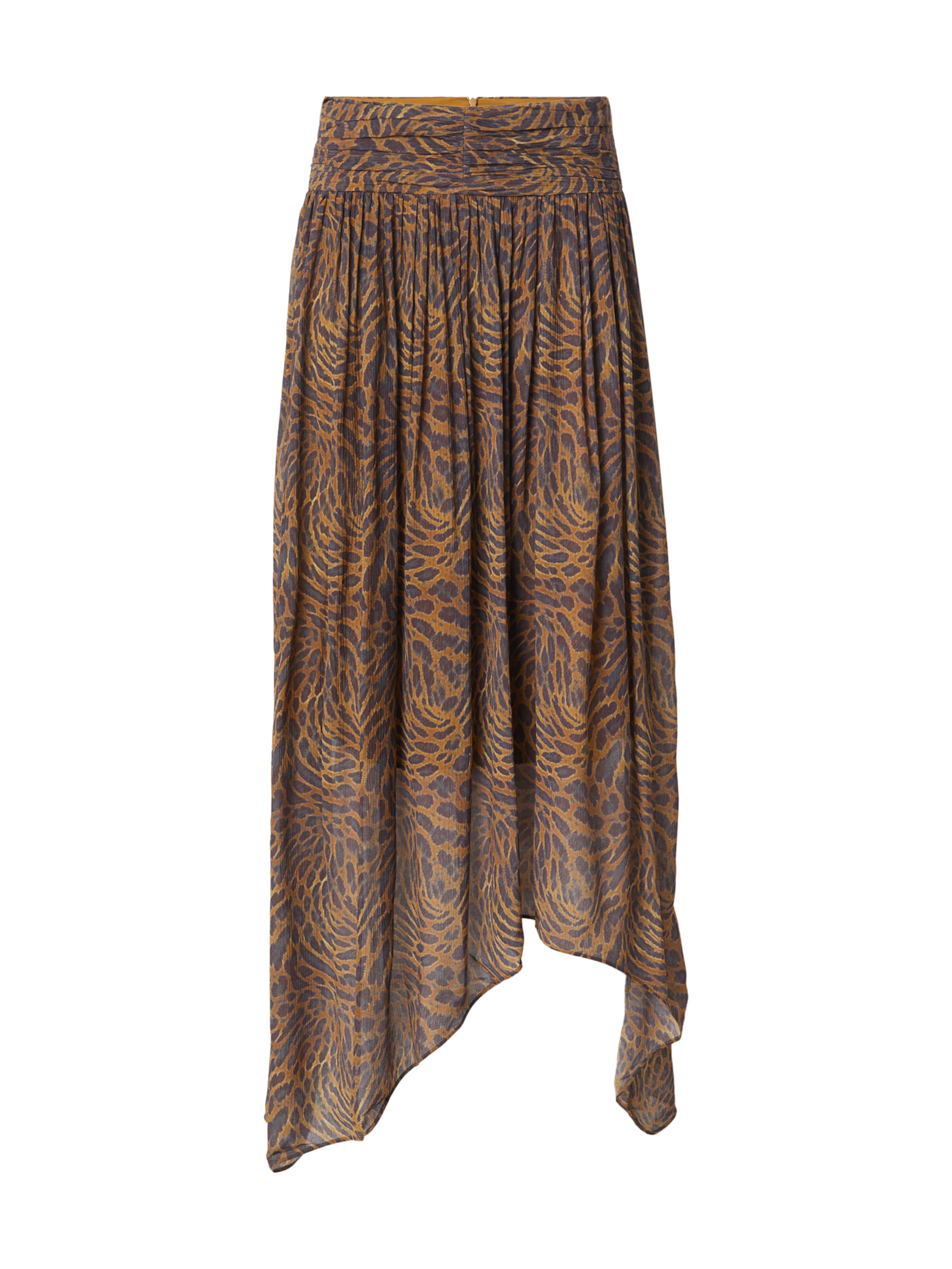 IRO Rok &#x27;Calesa&#x27; in Bruin: voorkant