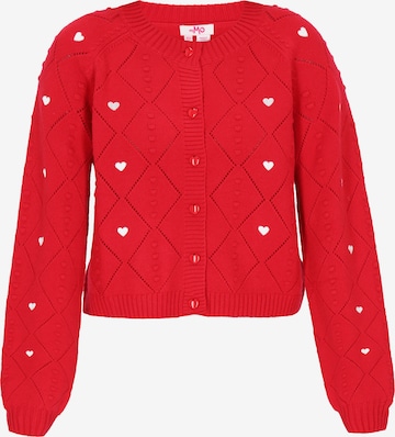 MYMO Kardigán - Červená: predná strana