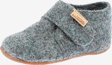 Living Kitzbühel Hausschuh 'Filz' in Grau: Vorderseite