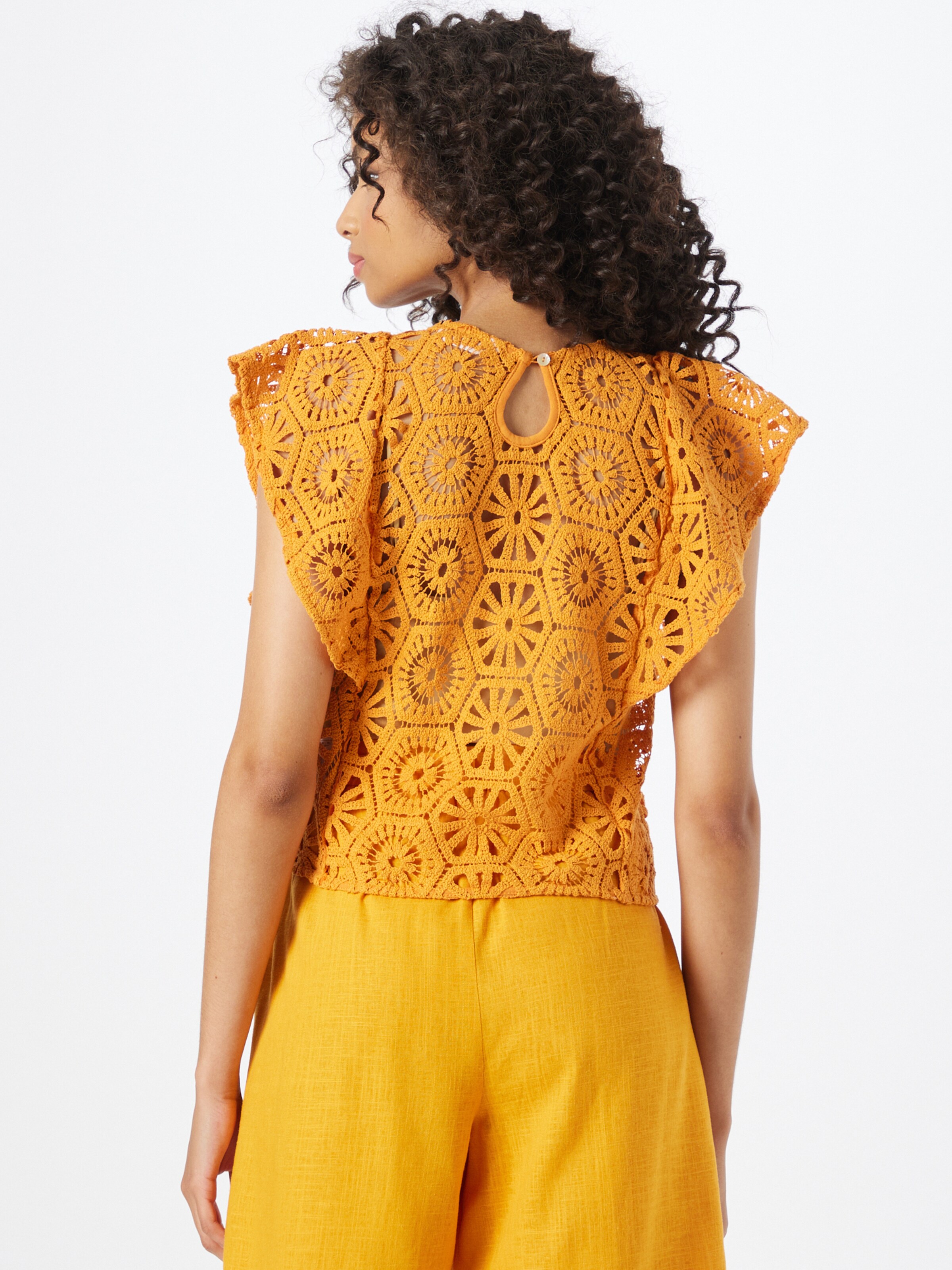Frauen Shirts & Tops NAF NAF Shirt in Mandarine - FH01249 Frauen Shirts & Tops NAF NAF Shirt in Mandarine - FH01249