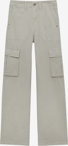 regular Pantaloni cargo di Pull&Bear in grigio: frontale