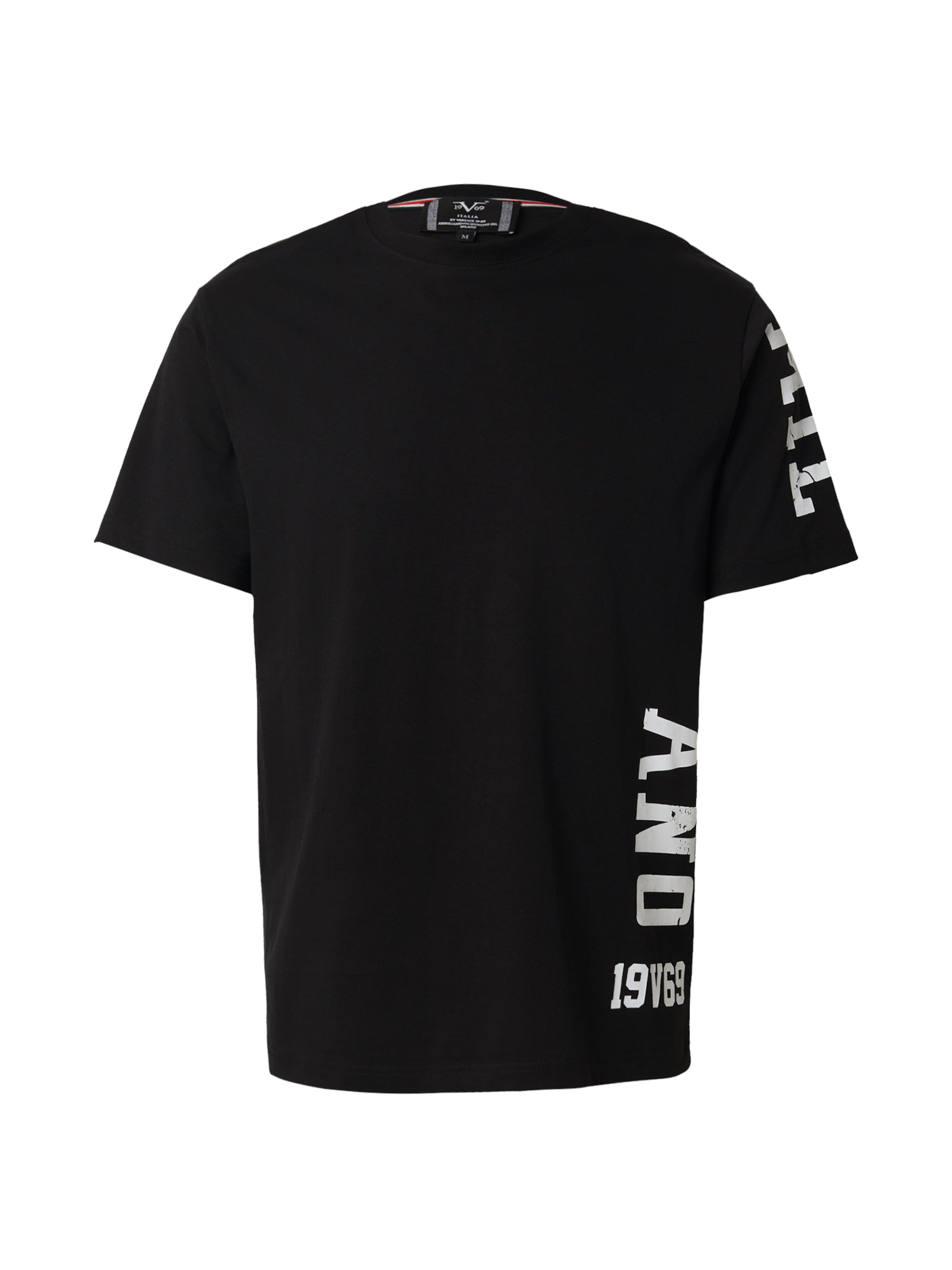 19V69 ITALIA Shirt 'Tamaro' in Black: front