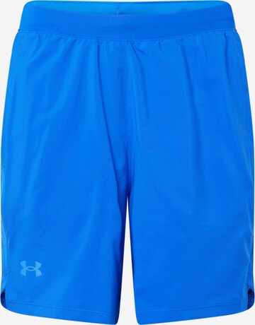 UNDER ARMOUR Обычный Спортивные штаны 'Launch' в Синий: спереди