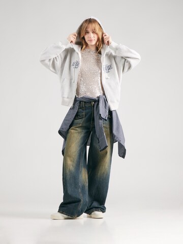 Abercrombie & Fitch Sweat jacket in Grey