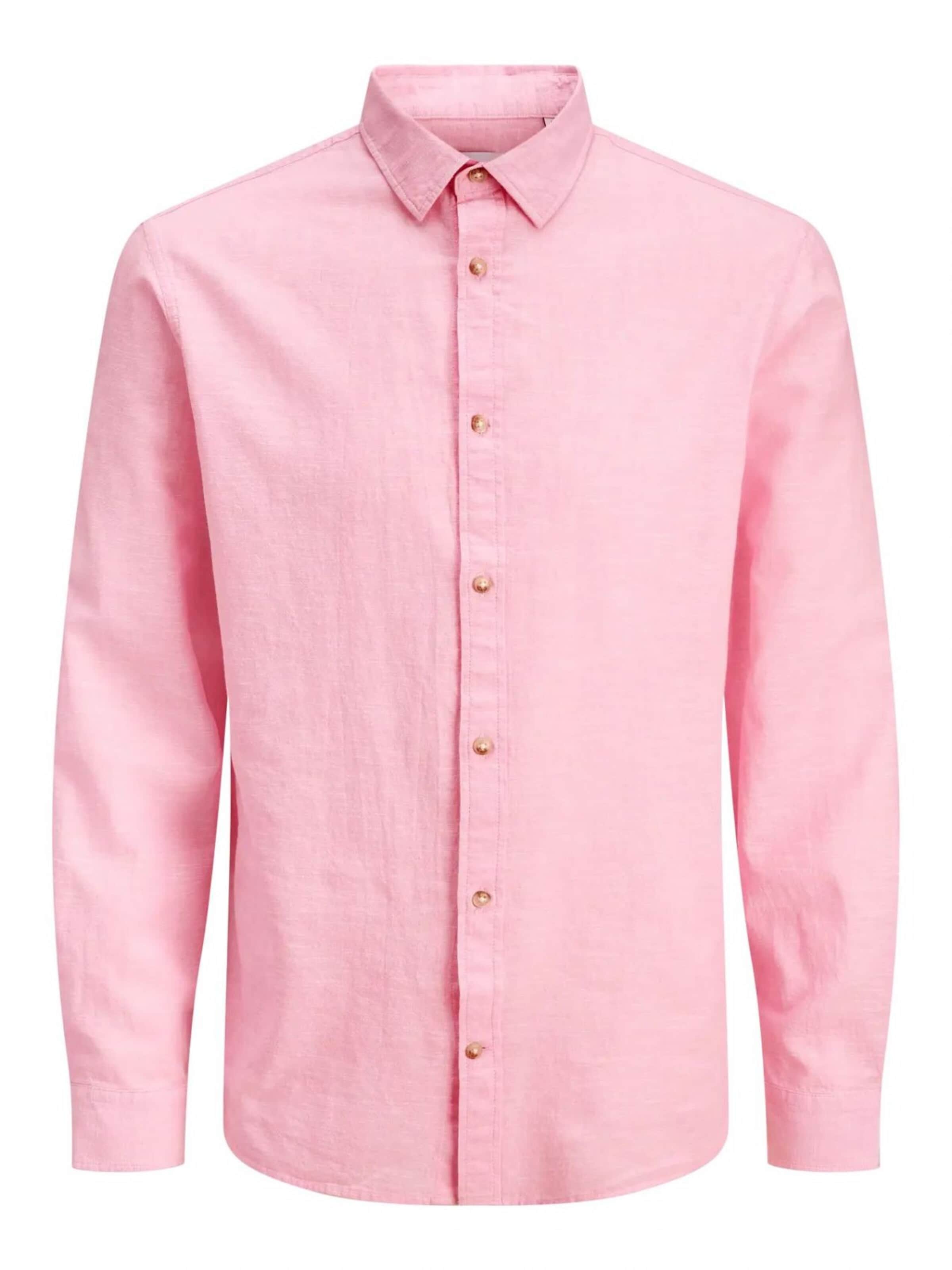 Jacks & Jones - Ajuste regular Camisa en rosa: frente