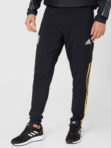 ADIDAS SPORTSWEAR Regular Sportbroek 'Juventus Turin Condivo 22' in Zwart: voorkant