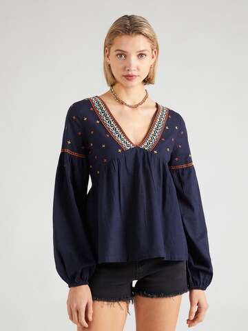 Springfield Blouse in Blue: front