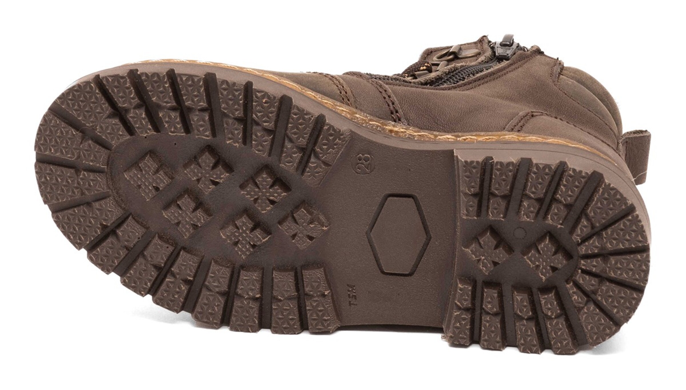 BISGAARD Lace-Up Ankle Boots in Brown