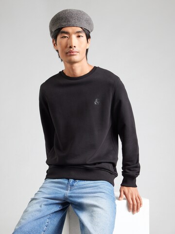 Felpa di Karl Lagerfeld in nero: frontale