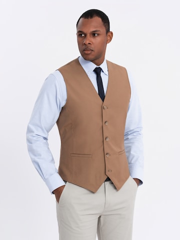 Ombre Vest, värv pruun: eest vaates
