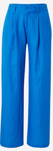 Pantaloni con pieghe 'Denise' di Gina Tricot in blu: frontale