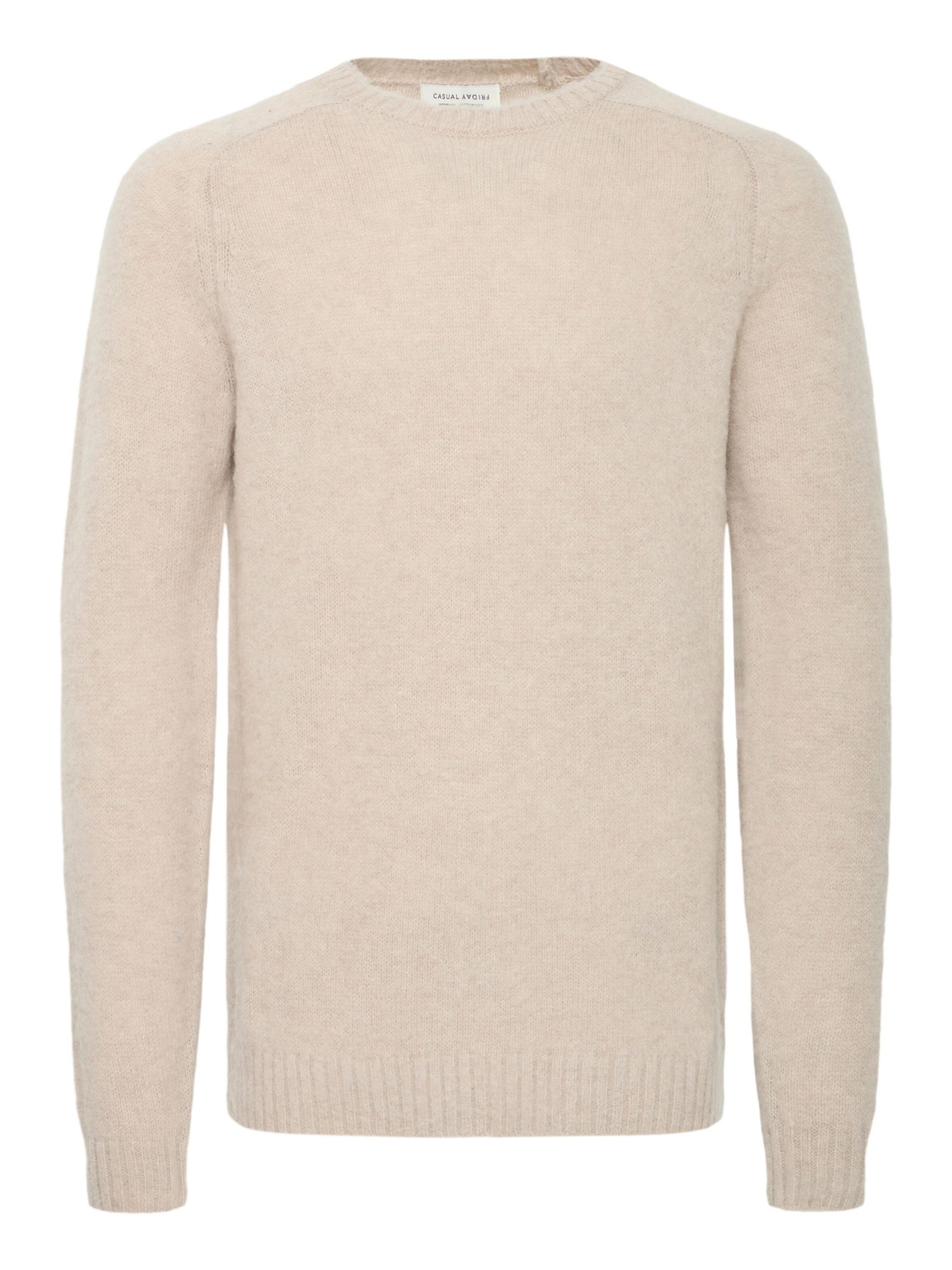 Casual Friday Trui ' CFBERT ' in Beige: voorkant