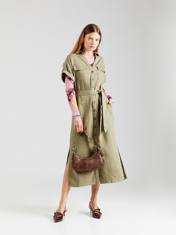 Robe-chemise 'Carmen' Lindex en vert