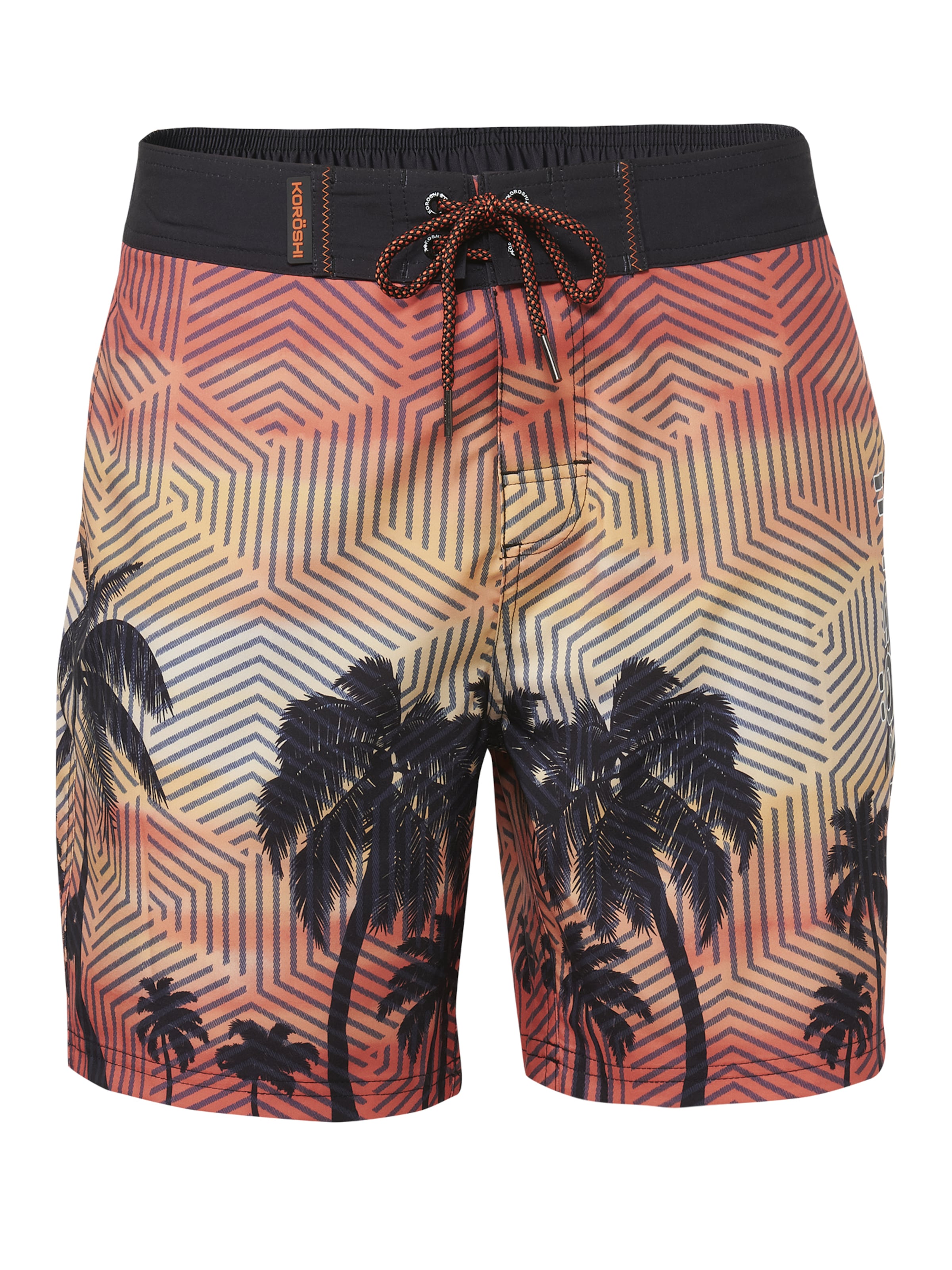 Maillot de bain KOROSHI en orange : devant