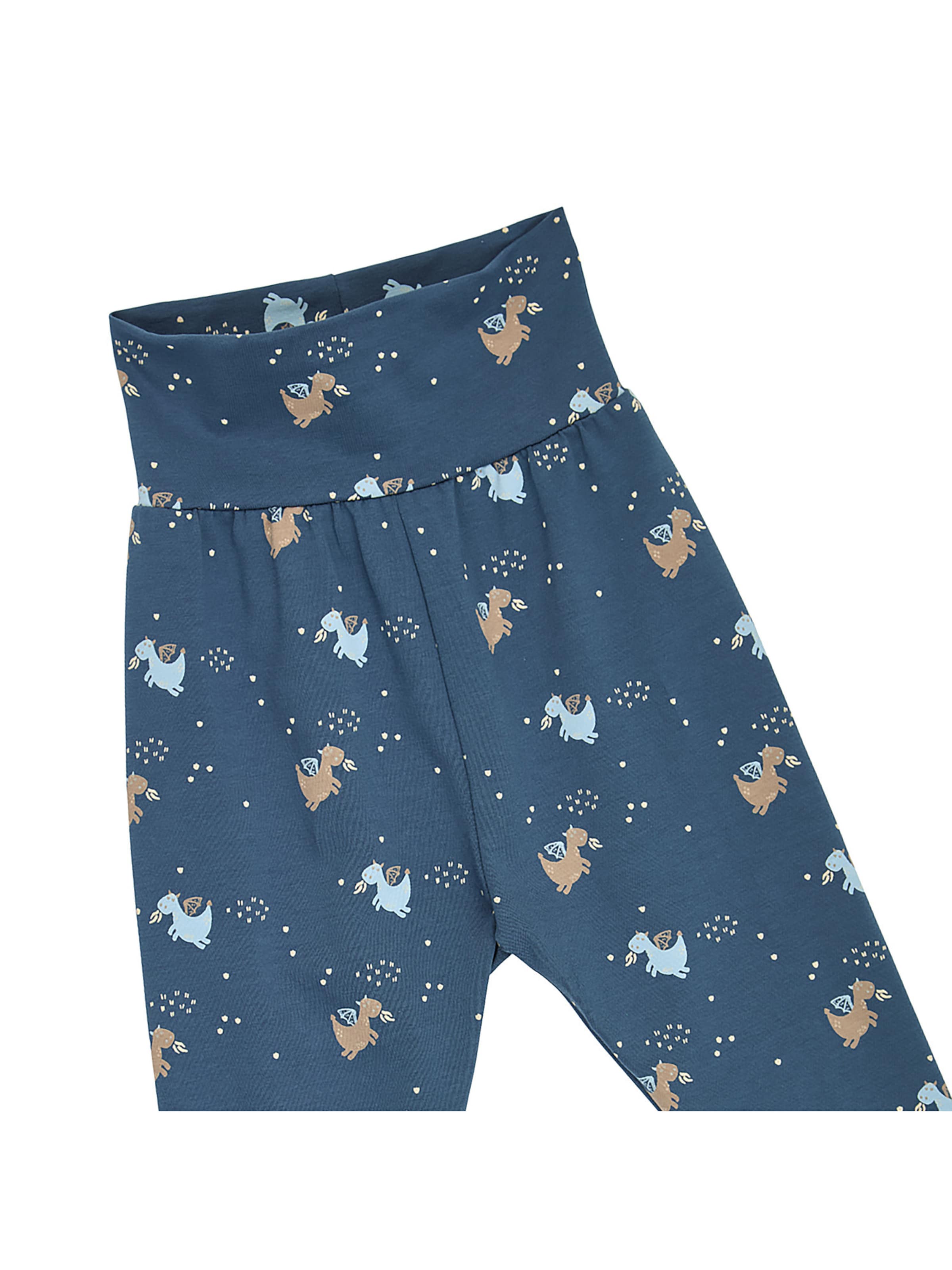 Effilé Pantalon Müsli en bleu