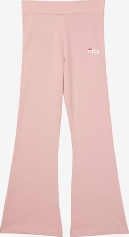 Leggings 'OTTINI flared leggings' di FILA in rosa: frontale