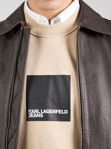 KARL LAGERFELD JEANS Sweatshirt in Beige